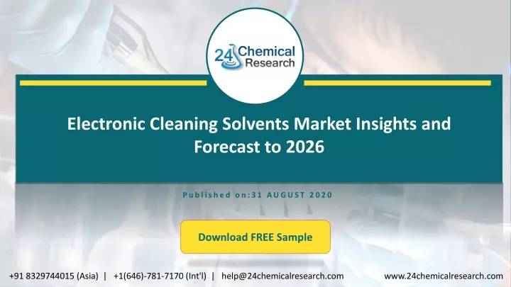 electronic cleaning solvents market insights