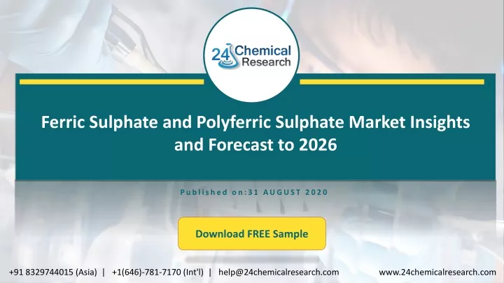 ferric sulphate and polyferric sulphate market