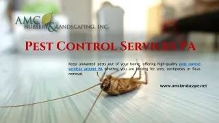 Pest Control Services PA