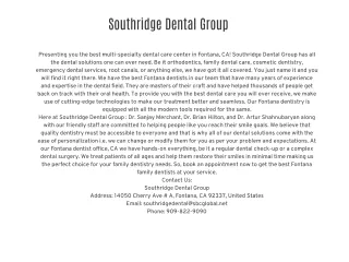 Southridge Dental Group