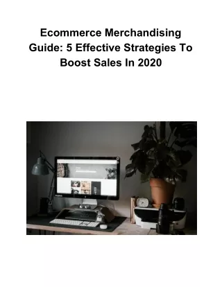 ecommerce merchandising guide 5 effective