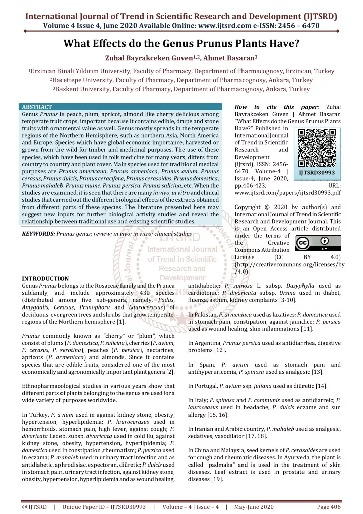 international journal of trend in scientific