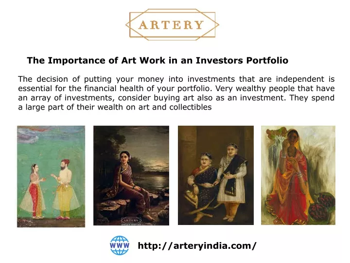the importance of art work in an investors