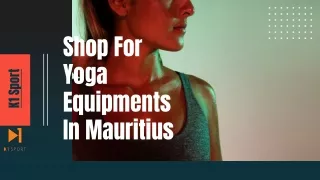 Shop For Yoga Equipments In Mauritius - K1 Sport