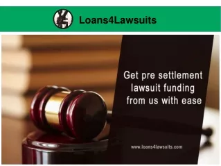 lawsuit settlement loans