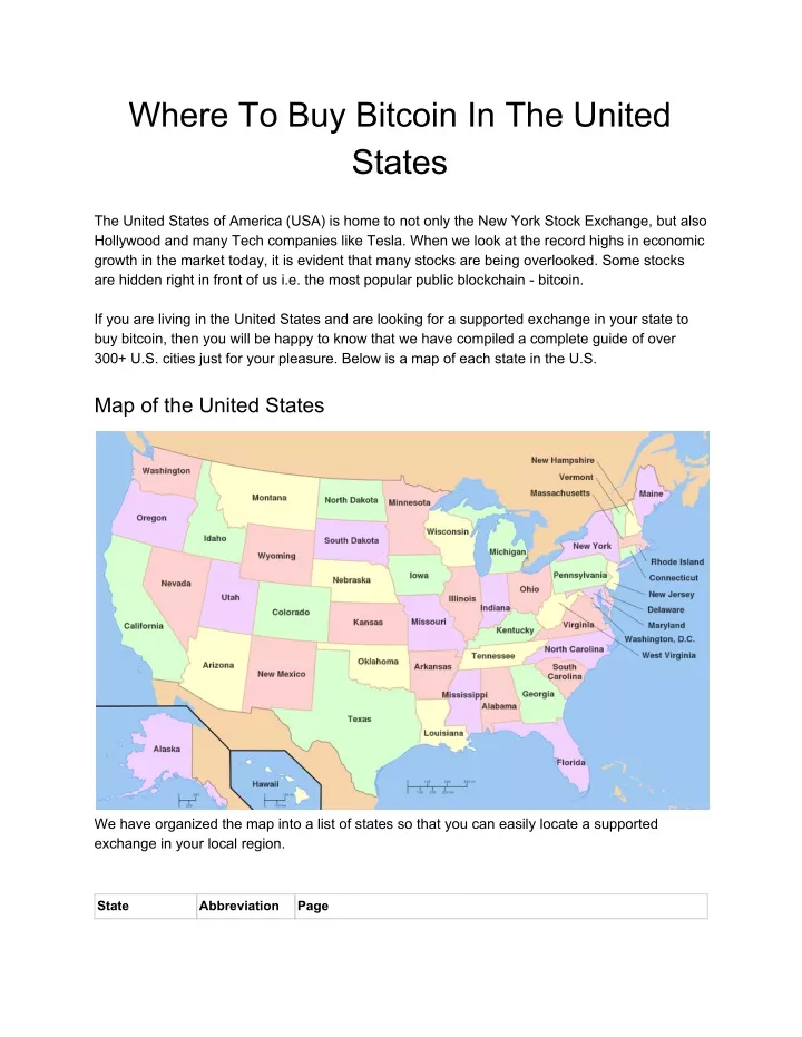 where to buy bitcoin in the united states