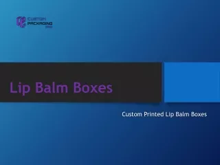 lip balm boxes