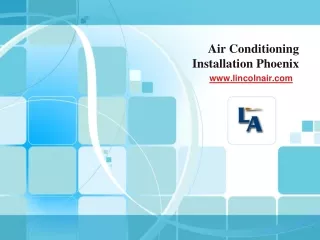 Air Conditioning Installation Phoenix