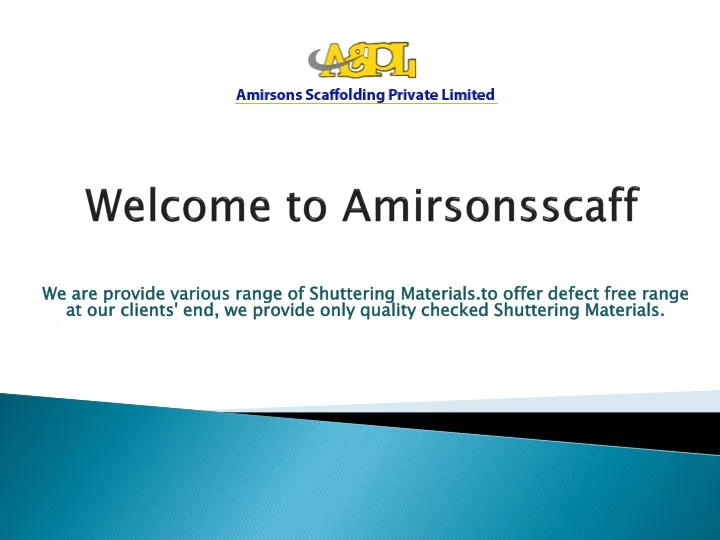 welcome to amirsonsscaff