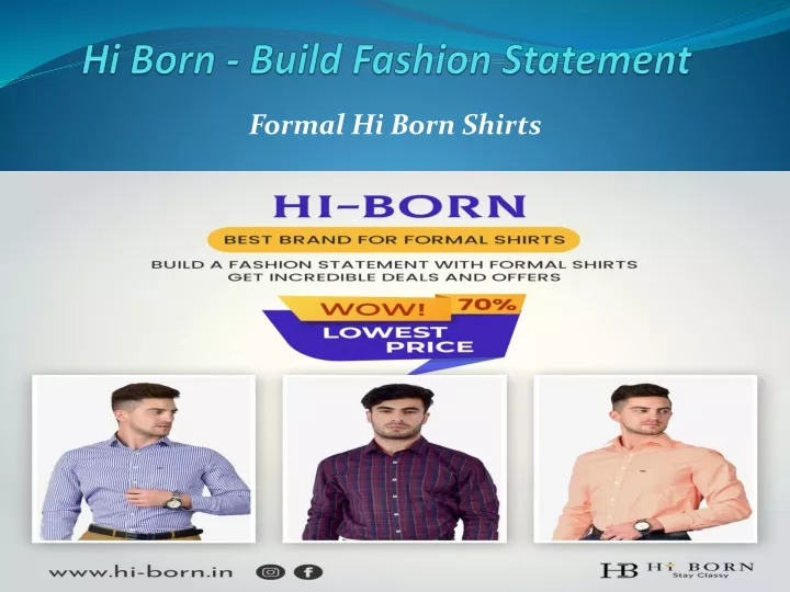 formal hi born shirts