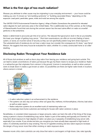 Is It Safe To Buy A Home With Elevated Radon Levels?