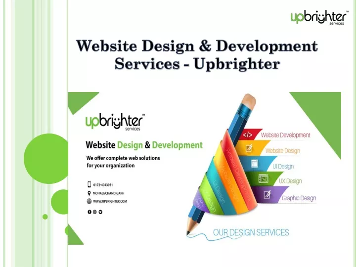 website design development services upbrighter