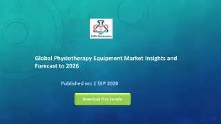 Global Physiotherapy Equipment Market Insights and Forecast to 2026