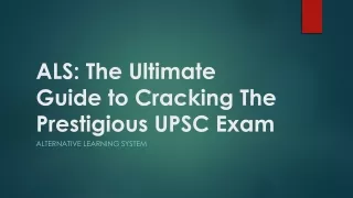 Online Coaching Classes For IAS