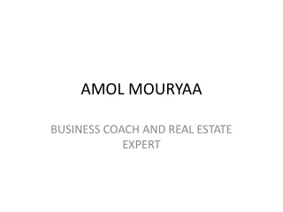 Amol Mouryaa