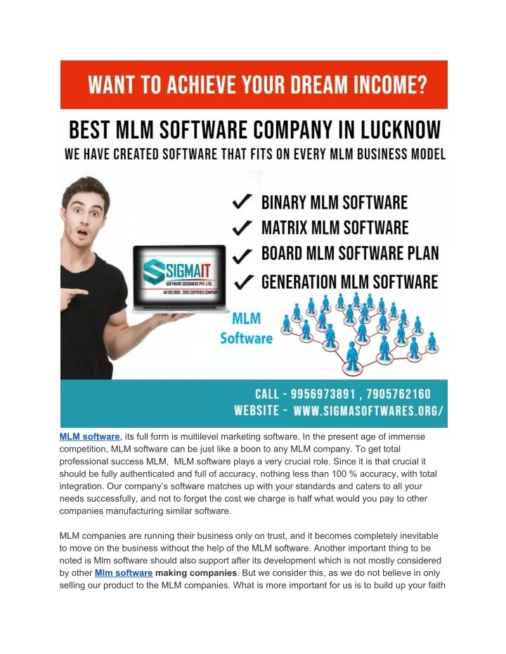 mlm software its full form is multilevel