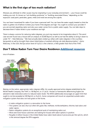 Eliminating Radon Gas From Crawlspaces & Basements Conveniently