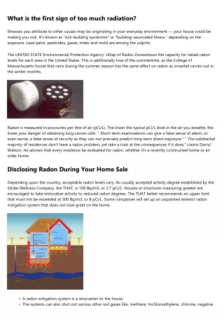 So Your House Has High Radon Levels Currently What?