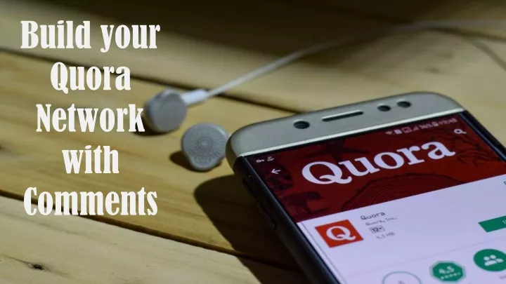 build your quora network with comments