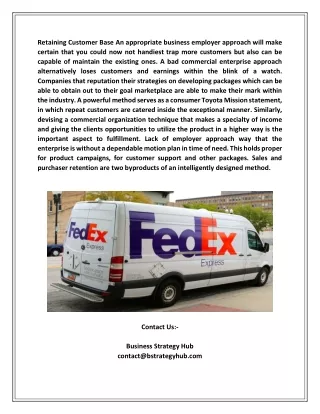 retaining customer base an appropriate business