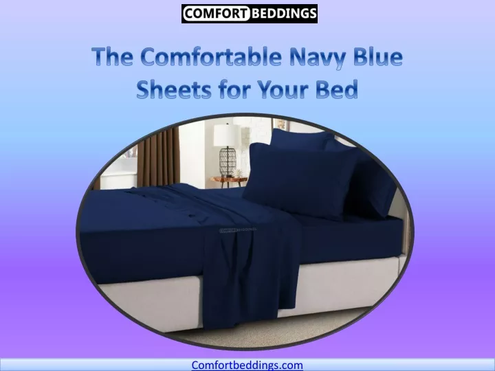 the comfortable navy blue sheets for your bed