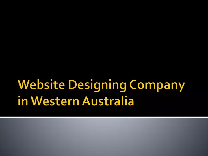 website designing company in western australia
