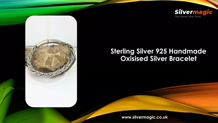 sterling silver 925 handmade oxisised silver