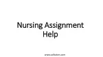 Nursing Assignment Help - slide 1