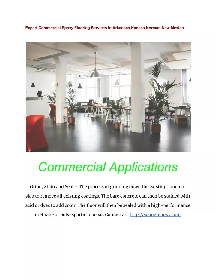 expert commercial epoxy flooring services