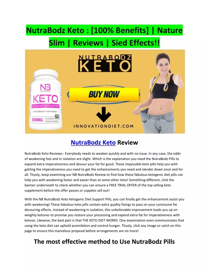 nutrabodz keto 100 benefits nature slim reviews