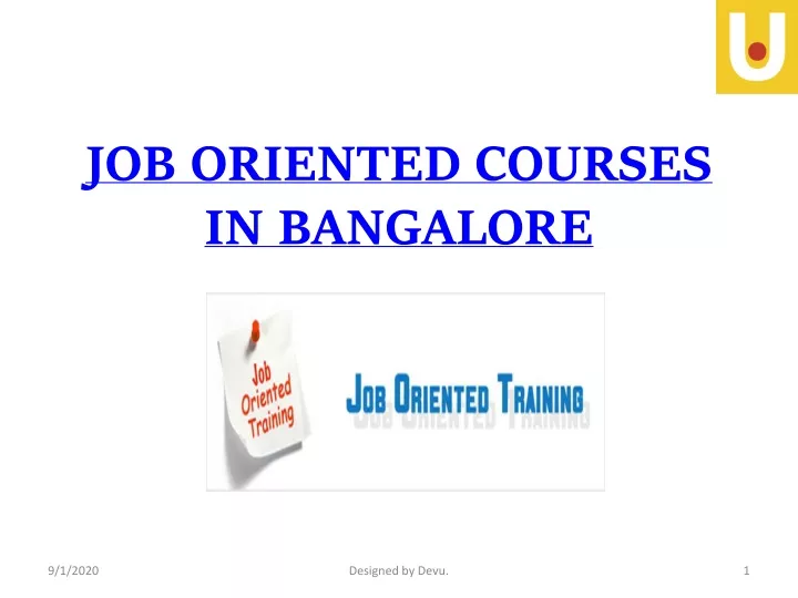 job oriented courses in bangalore