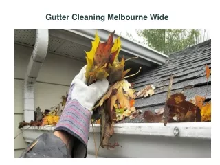 gutter cleaning melbourne wide