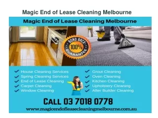 magic end of lease cleaning melbourne