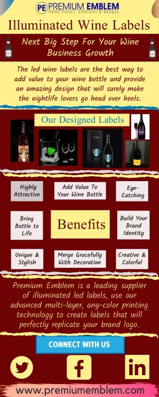 illuminated wine labels