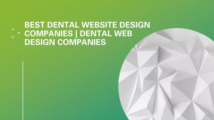 best dental website design companies dental web design companies