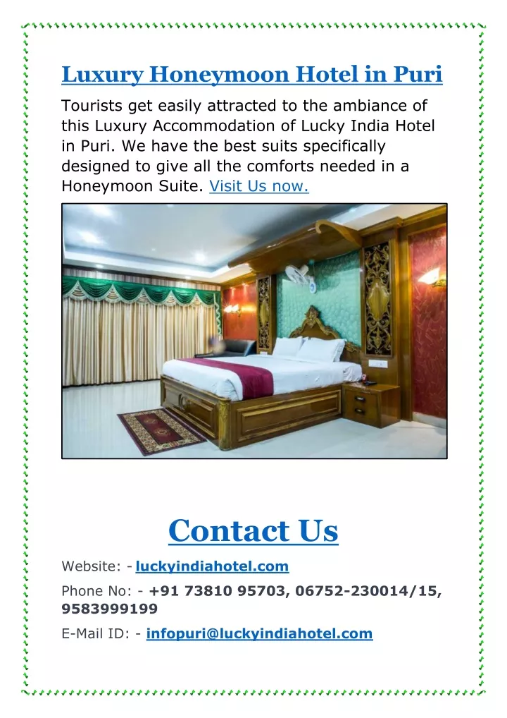 luxury honeymoon hotel in puri
