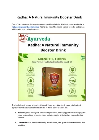 Buy Best Immunity Booster Drink online in India
