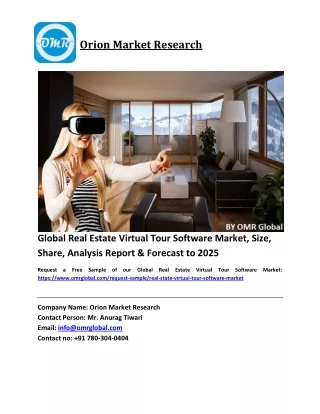 Global Real Estate Virtual Tour Software Market Size, Industry Trends, Share and Forecast 2019-2025