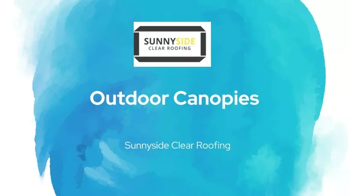 outdoor canopies
