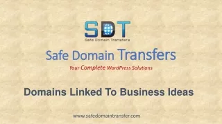 Safe Domain Transfer