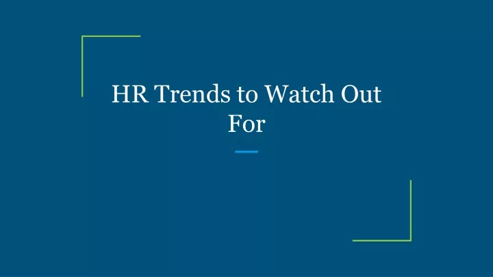 hr trends to watch out for