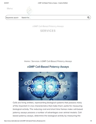 2020 9 1 cgmp cell based potency assays