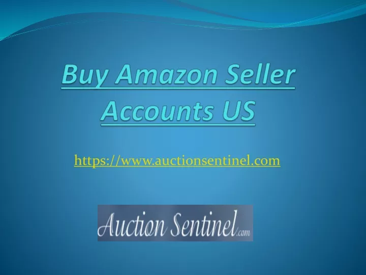 buy amazon seller accounts us
