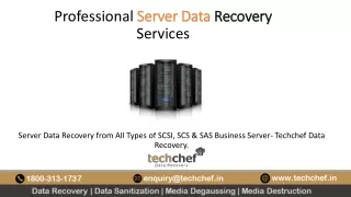 Server Data Recovery Engineers Recover Crashed & Deleted Server Data