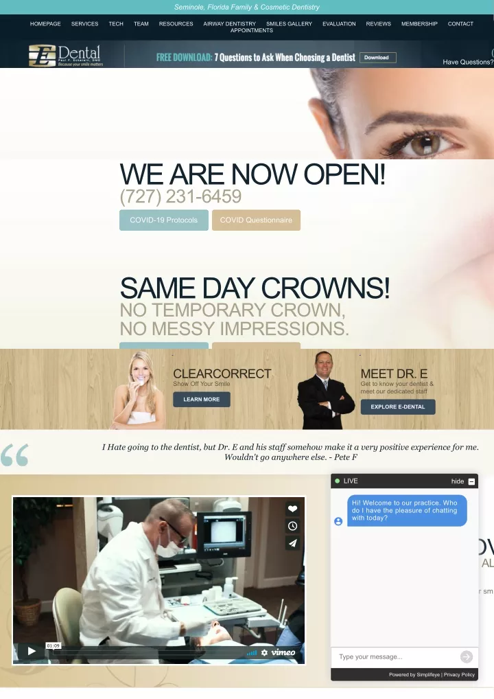 seminole florida family cosmetic dentistry