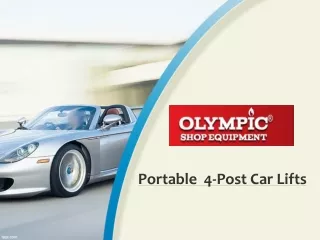 Portable  4-Post Car Lifts – Olympic Equipment