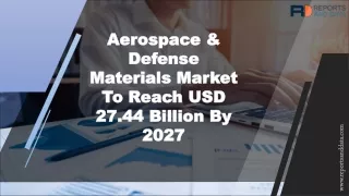 Aerospace And Defense Materials Market Size,  Status and Future Forecasts to 2027