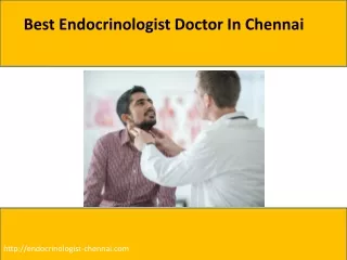 Best Endocrinologist In Chennai