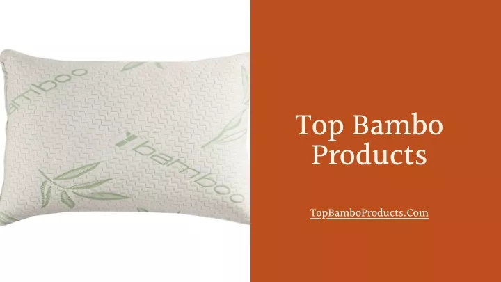 top bambo products