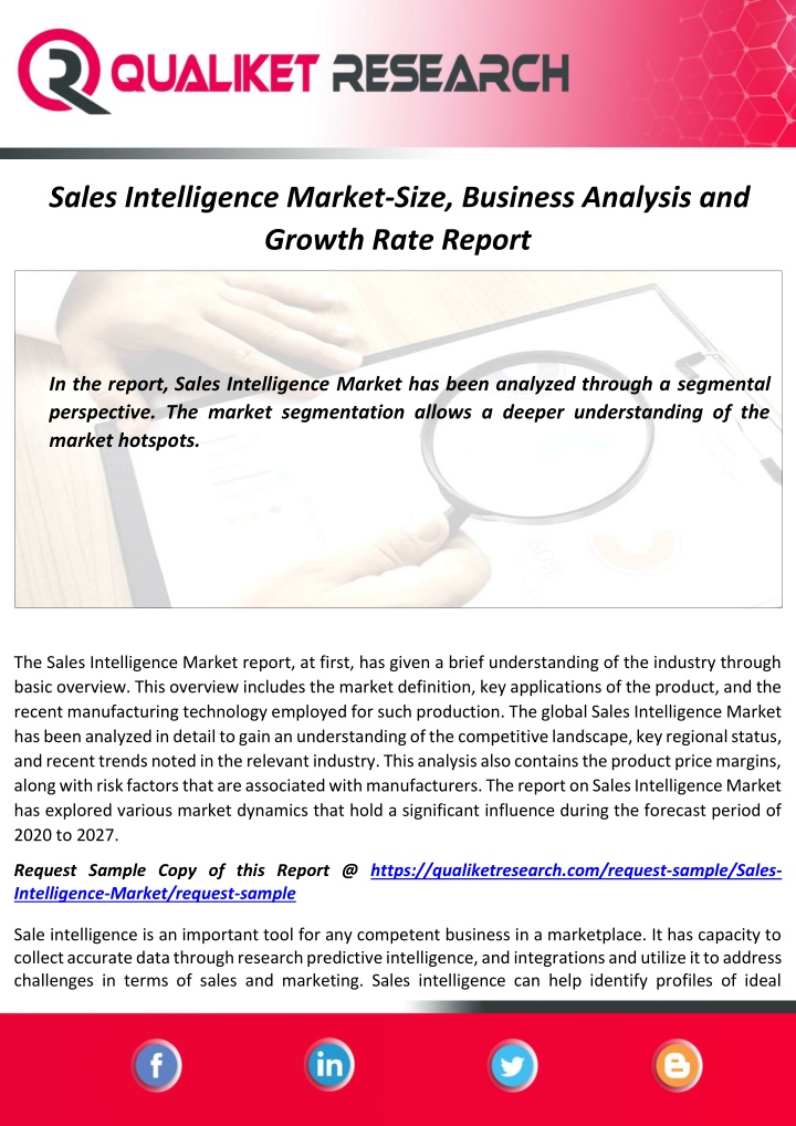 sales intelligence market size business analysis